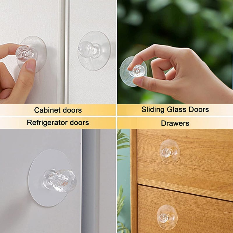 9UP Crystal Cabinet Knobs Clear Drawer Pulls Acrylic Drawer Dresser Knobs Mirror Cabinet Handles Clear Glass Drawer Knobs Pack of 15 - Image 4