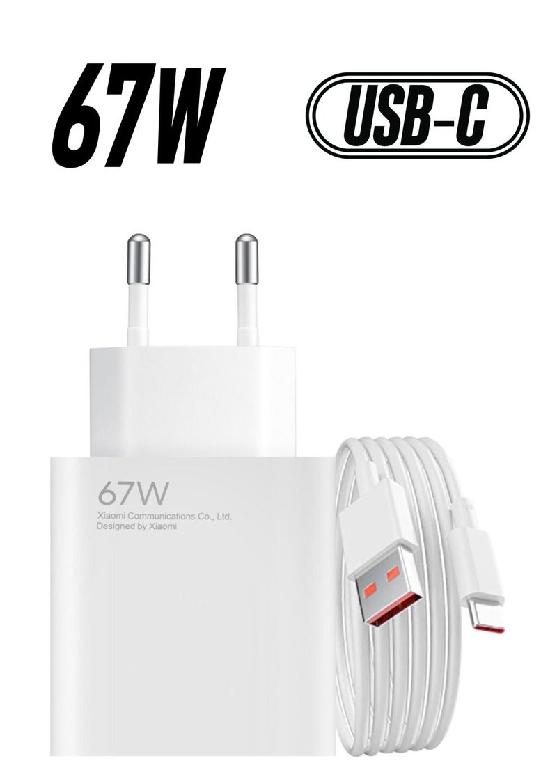 ELTRAZONE Xiaomi Original Xiaomi USB 67W Wall Charger with USB to USB-C Cable included - Image 1
