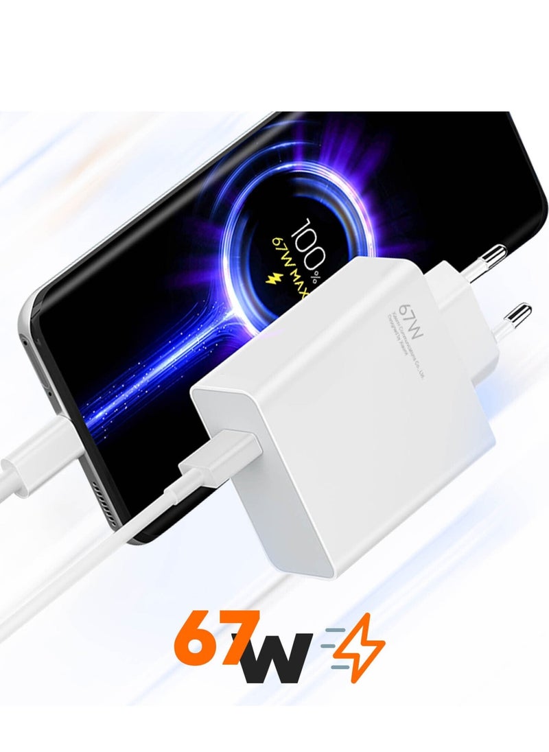 ELTRAZONE Xiaomi Original Xiaomi USB 67W Wall Charger with USB to USB-C Cable included - Image 4
