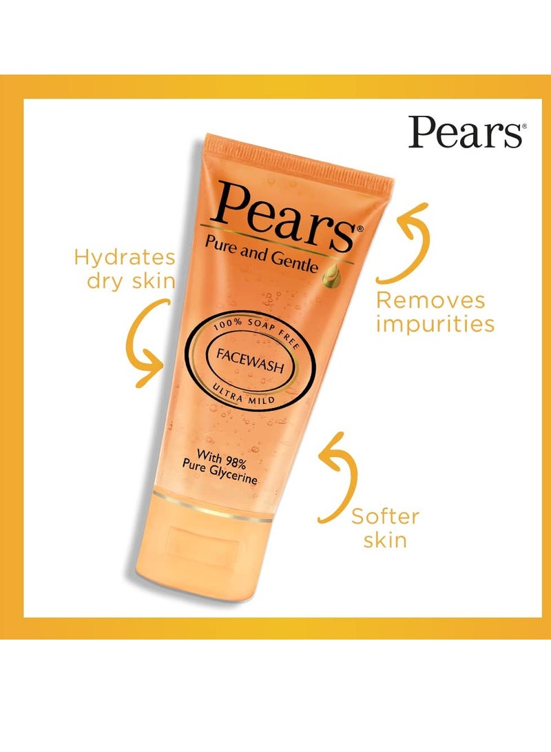 Pears Pears Pure & Gentle Face Wash 60gm - Image 2