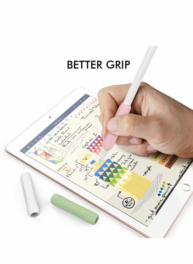 Y&D - 3 Pack for Apple Pencil Grip Ergonomic Silicone Sleeve Accessories Holder Compatible with 1st and 2nd Generation - Image 1