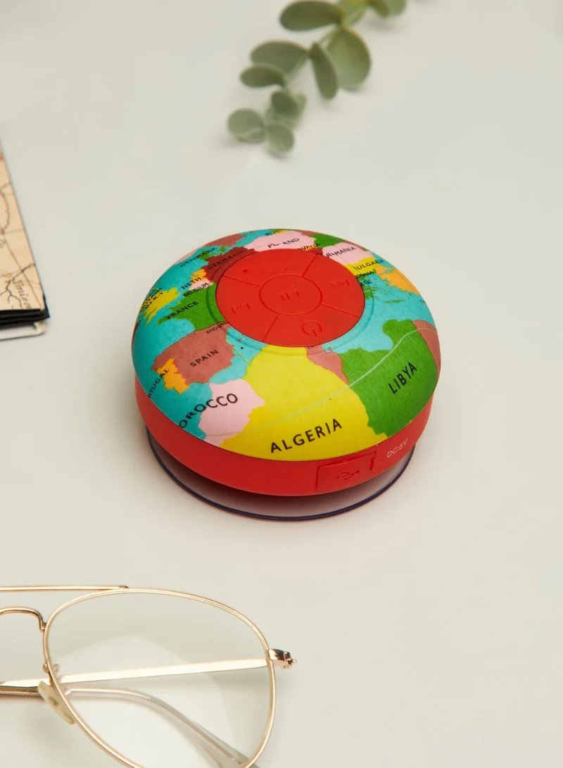 Rex London World Map Bluetooth Shower Speaker