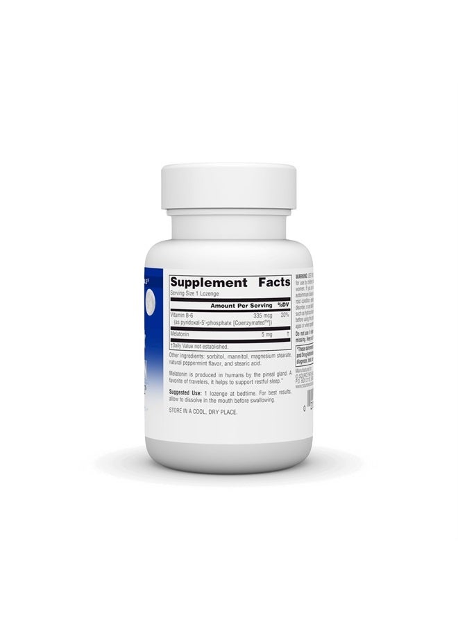 Source Naturals Melatonin 5 mg - 50 Peppermint Flavored Lozenges - Image 2