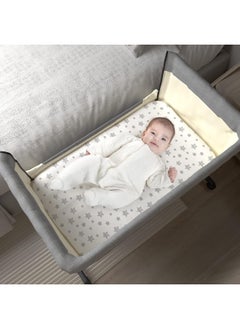 Moonsea Moonsea Bassinet Sheets for Baby Boys Girls 4 Pack(33" x 20")  - Image 3