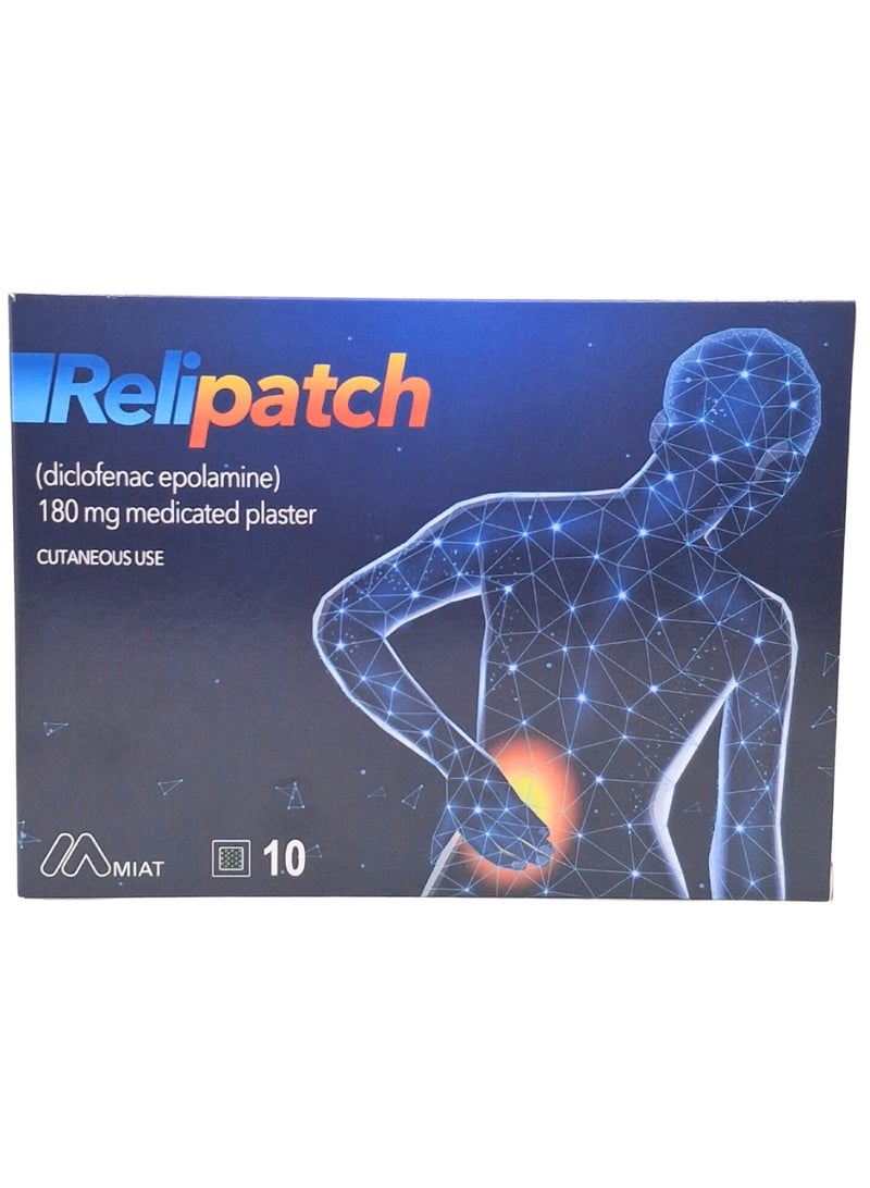 Relipatch 180Mg Plaster 10'S