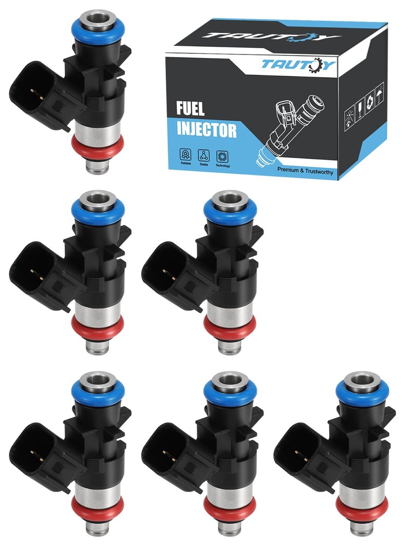 TAUTOY 0280158233 FJ1147 Fuel Injectors 6PCS 36L ONLY For Jeep Grand Cherokee WranglerFor Chrysler 200 300 Town CountryFor Dodge Avenger Challenger Charger Durango Grand Caravan JourneyFor Ram - Image 2
