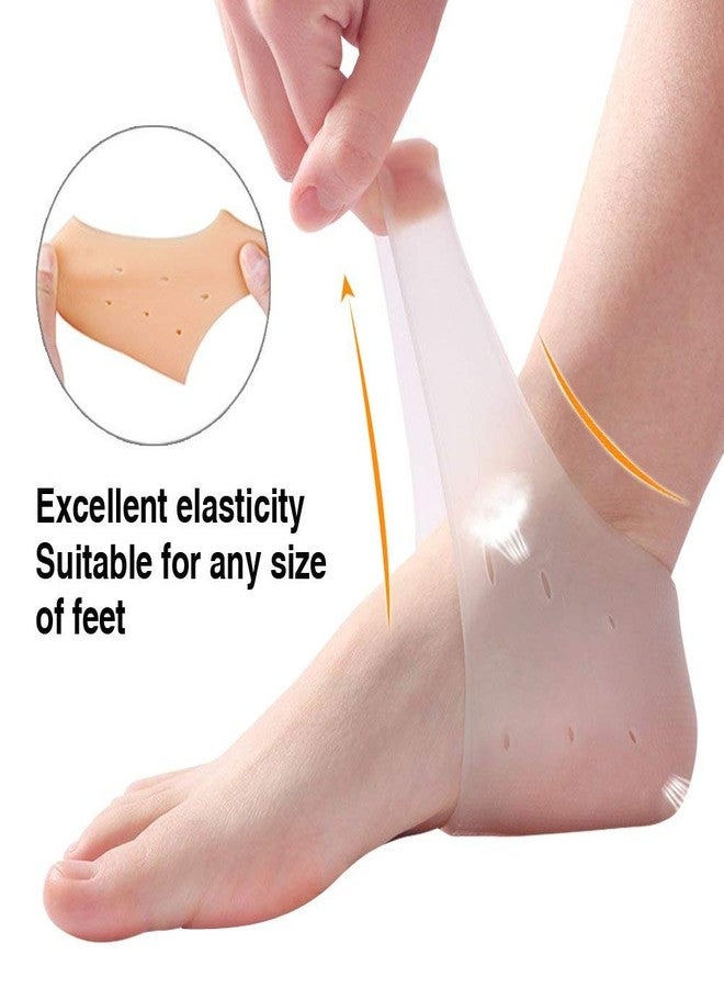 HomeFast Heel Protective Sleeve & Heel Spur Pads for Relief Plantar Fasciitis & Heel Pain, Reduce Pressure on Heel, Cracked Heel - Image 4