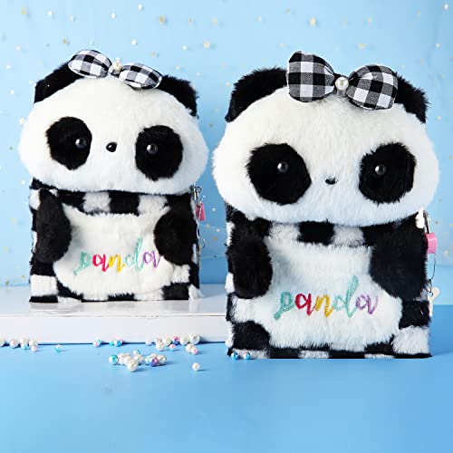 YOYTOO Panda Diary for Girls with Lock and Keys Plush Panda Notebook Journal with 160 Pages for Writing Drawing Birthday Gifts for Little Girls Ages 5 6 7 8 9 1012 Year Old - Image 5