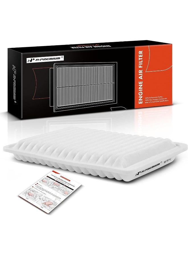 A-Premium Engine Air Filter Compatible With Toyota Vehicles - Camry 2007-2009 2.4L, Camry 2010-2017 2.5L, Venza 2009-2016 2.7L - Gas L4 Engine  - Image 1