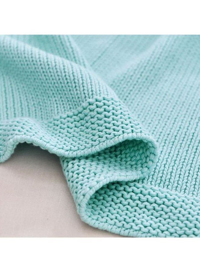 NIBEMINENT Cute Cartoon Blanket For Baby cotton Blue/Brown/White 110x130cm - Image 2