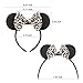 FANYITY Mouse Costume Ears2 Pcs Mouse Ears Headbands for Girls Women PartySize Free Leopard 2 - Image 4