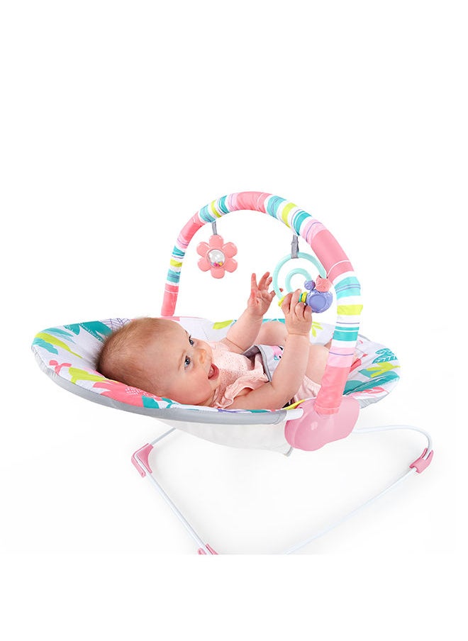 Bright Starts - Flamingo Vibes- Tm Vibrating Bouncer - Image 1
