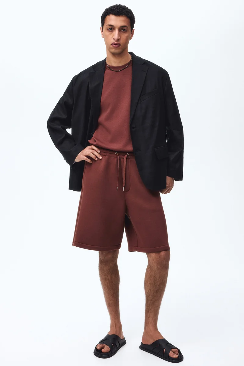 Relaxed Fit Scuba shorts