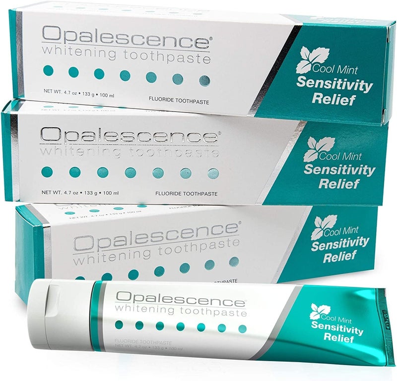 Opalescence معجون أسنان أولترادنت أوباليسنس سنسيتيف لتبييض الأسنان تخفيف الحساسية بنكهة النعناع البارد 3 عبوات مميزة 3X 133غ - Image 1