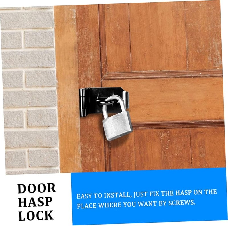 Stainless Steel Barn Door Latch Lock 2 Pack Easy Install Furniture Clasp - Image 5