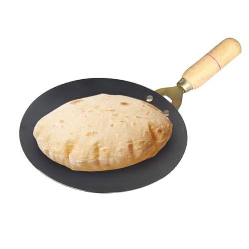 PTR Food Grade Iron Tawa 9.5 Inch 1060 Gram India's First & Only Smooth Edge Technology Lohe Ka Tava Roti Chapati Paratha & Flatbreads Gas - Induction Compatible Heavy Duty for Daily Use - Image 1