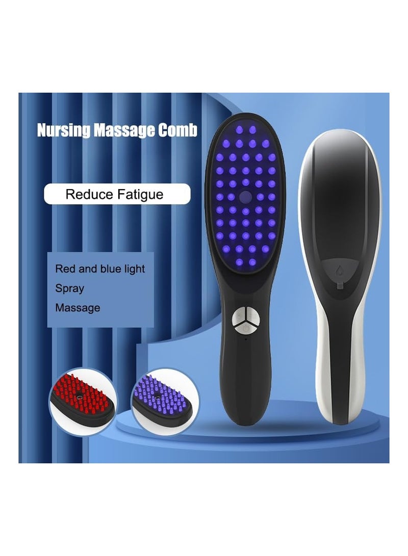 SOLARAE Scalp Massager Brush, Ultimate Hair Brush, 3d Massager for Head , Spray Vibrating Massager Comb, Vibrating Hair Growth Brush, Electric Scalp Massager, Hair Regrowth Detangling Brush (1 Pack) - Image 2