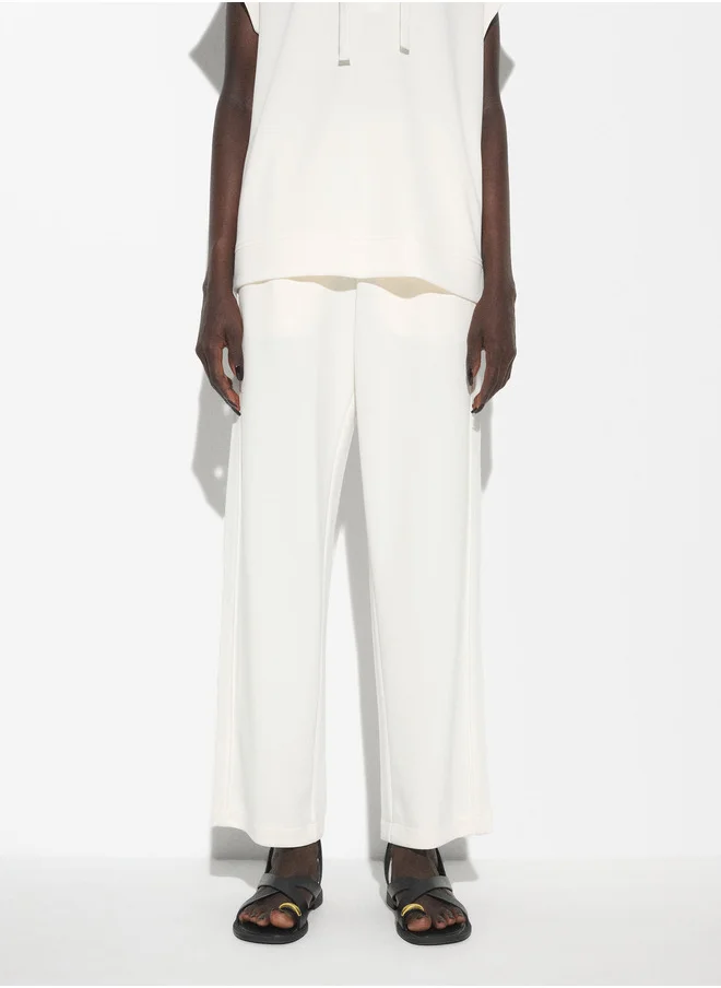 PARFOIS Trousers With Elastic Waistband