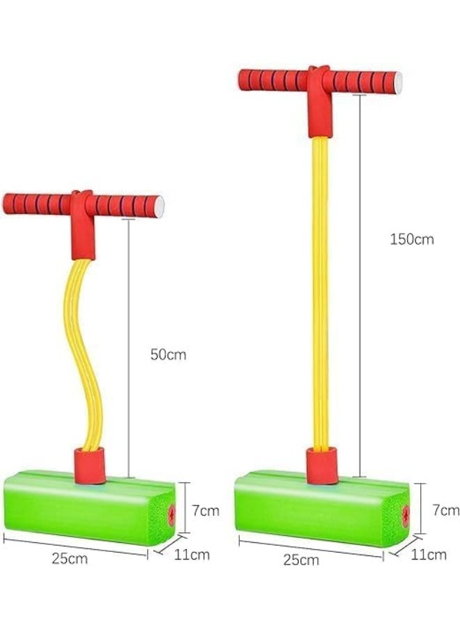 ECVV ECVV Foam Pogo Jumper for Kids, Toddler Training Pogo Sticks with Squeaky Sounds, Bouncy Toy for Boys and Girls, 250 Pound Capacity (green)  - Image 4