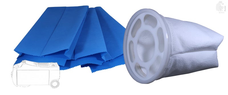 RODAK Combo Filter with Reusable Filters, Compatible with Euroclean 2000, MITEY, XL, EXCEL, ACE, ACE PLUS, EC 300, JET, STAR Models (Pack of 3) - Image 1