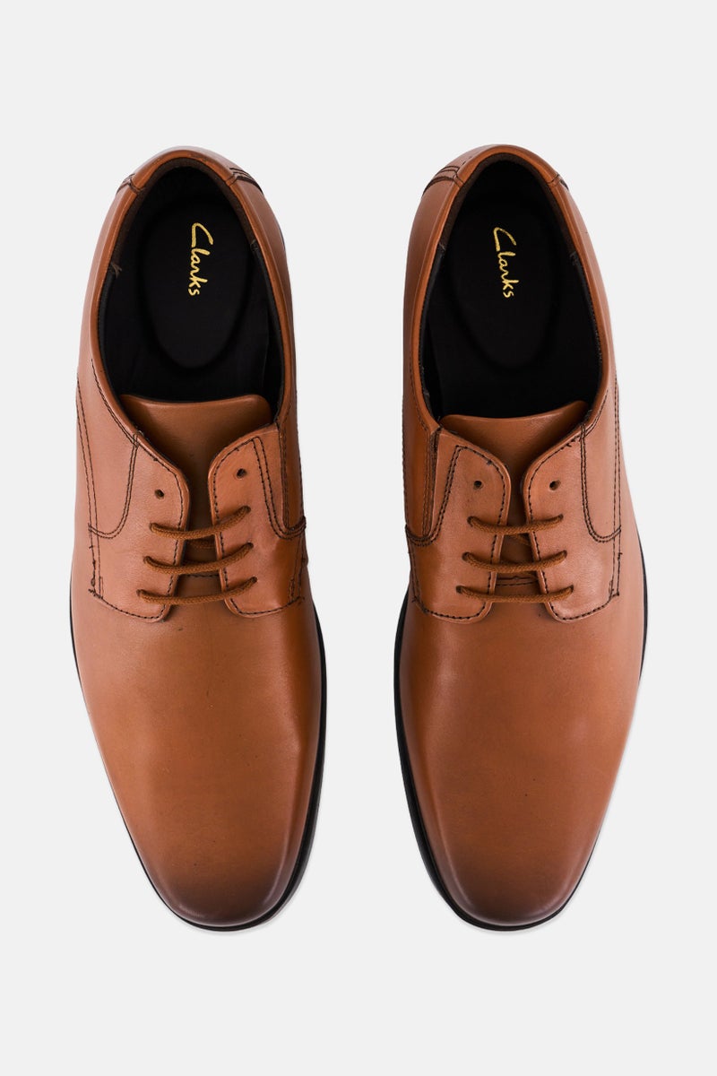 clarks Men Standard Howard Walk Formal Shoes, Brown - Image 3