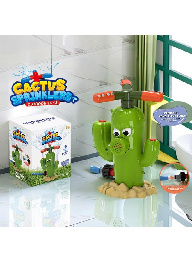 الأزرق جي دبليو الصبار الدوار لعبة رش الماء في الصيف - Image 2