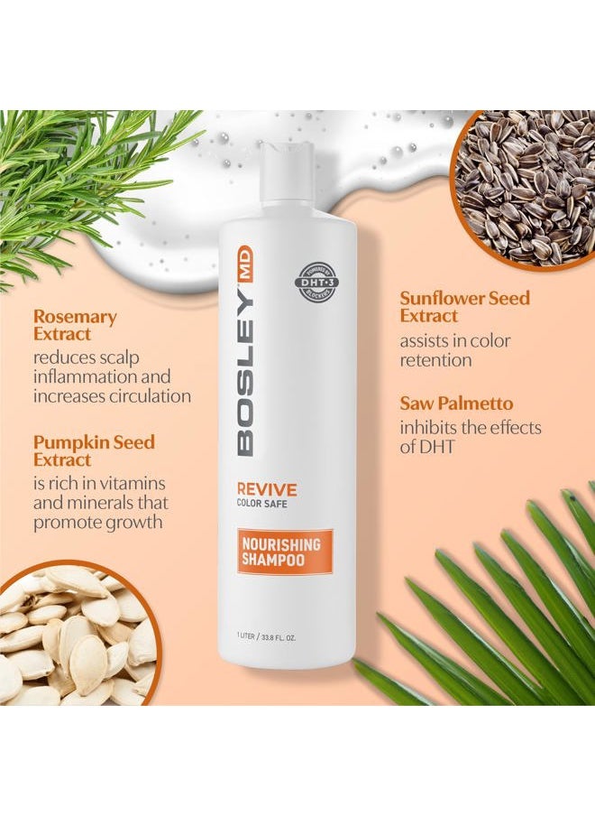 BOSLEYMD BOSLEYMD BosRevive Nourishing Shampoo for Noticeably Thinning Hair (Color Safe), 33.8 Fl Oz  - Image 5