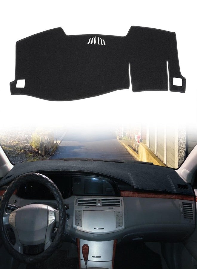 HanLanKa Dashboard Cover Dash Cover Mat Pad Custom Fit for Toyota Avalon 2005 2006 2007 2008 2009 2010 with Cutout for Speaker (Black) - Image 1