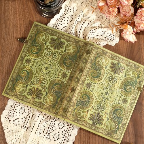 Let the Adventure Begin Vintage 3D Gilded Reverie Hardcover Journal - 192 Lined Pages w/Envelope Pocket - Luxury Travel Diary & Keepsake Notebook for Cherished Moments - Image 3