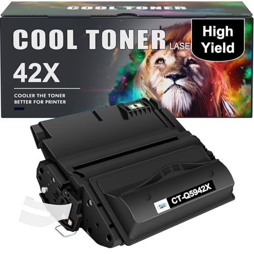 Cool Toner Compatible Toner Cartridge Replacement for HP 42X Q5942X Q1338A Q5942 for HP 4250TN 4250N 4250DTN 4350N 4350TN 4350DTN Printer-1PK - Image 2