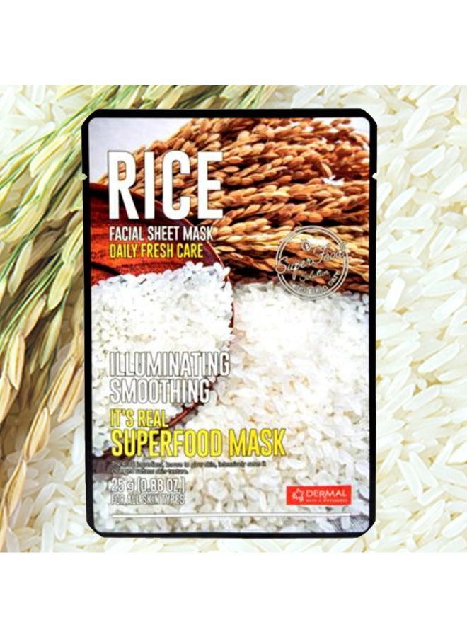 DERMAL It's Real Superfood Mask RICE - Image 2