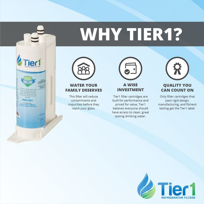 Tier1 Puresource2 Refrigerator Water Filter 2-Pk | Replacement For Wf2Cb Ngfc 2000 1004-42-Fa 469911 469916 Fc100 Ewf2Cbpa Fridge Filter - Image 4