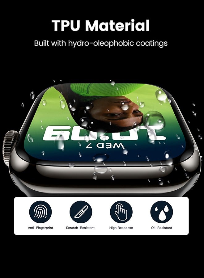 2 Pack Apple Watch 42mm（iWatch S10) Screen Protector and Easy Installation kit Screen Protector 42mm, Self-Healing Anti-Scratch Soft TPU Screen Protector, Bubble Free, Touch Sensitive - Image 5