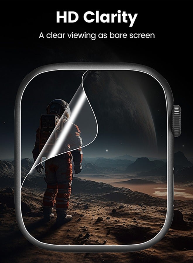 2 Pack Apple Watch 42mm（iWatch S10) Screen Protector and Easy Installation kit Screen Protector 42mm, Self-Healing Anti-Scratch Soft TPU Screen Protector, Bubble Free, Touch Sensitive - Image 4