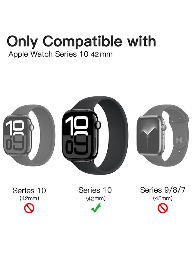 2 Pack Apple Watch 42mm（iWatch S10) Screen Protector and Easy Installation kit Screen Protector 42mm, Self-Healing Anti-Scratch Soft TPU Screen Protector, Bubble Free, Touch Sensitive - Image 2