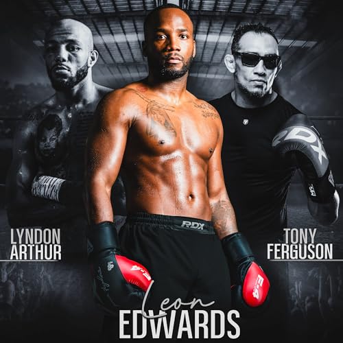 RDX Boxing Gloves, Maya Hide Leather Training Gloves for Muay Thai, Kickboxing, Sparring, Punch Bag, Punching Bag, Kickboxing Gloves, Martial Arts Training, Home Gym, Men, Women, 8 10 12 14 16 oz - Image 3