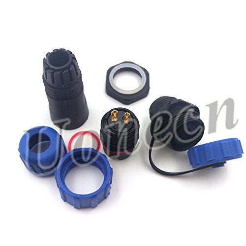 Uonecn 2 pcs SP1310 ip68 2-pin Waterproof Connector Power Cable connectors Cable connectors Automotive connectors Plug and socketMultipole Plug and Socket Dustproof Circular - Image 4