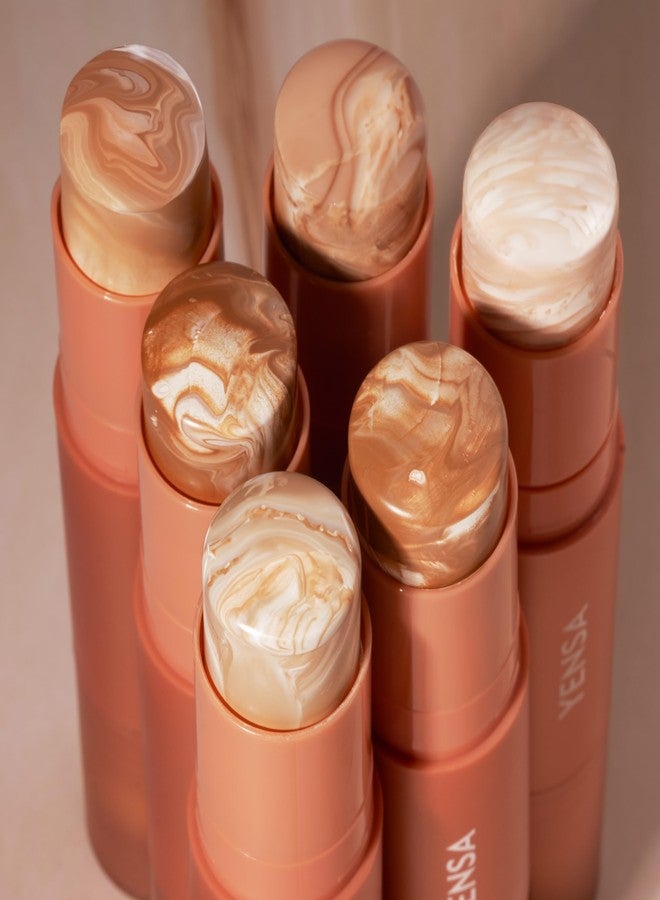 YENSA Super Serum Silk Foundation Stick - Deep 1 (0.35 oz) - Image 3