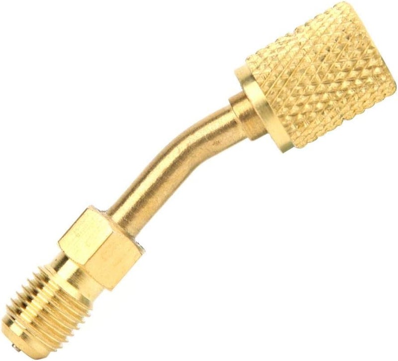 klarako R410A 1/4inch Male SAE to 5/16inch Female SAE Adapter Vacuum Pump Split System Air Conditioner Refrigeration Service (AD87-45) - Image 4