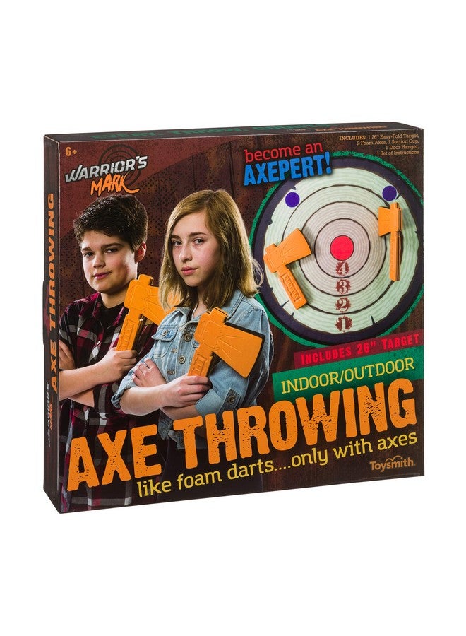 لعبة تويسميث ووريورز مارك للرمي بالفؤوس الرغوية الداخلية/الخارجية - الفائز بجائزة مجلة كرييتيف تشايلد لعام 2019 - للبنات والأولاد من عمر 6 سنوات فما فوق