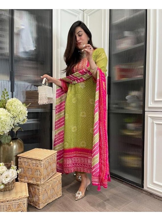 آني ديزاينر ANNI DESIGNER: كُرتا نسائية من الرايون والفسكوز، مع بنطال ودوباتا - Image 2