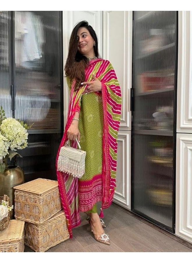 آني ديزاينر ANNI DESIGNER: كُرتا نسائية من الرايون والفسكوز، مع بنطال ودوباتا - Image 3