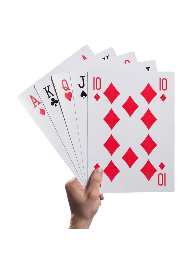 Warmtree - Warmtree 5X7 Jumbo Playing Cards Giant Deck Poker - Image 1