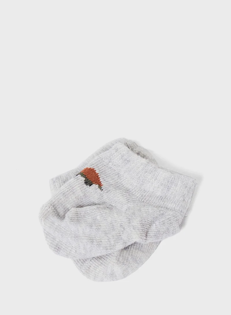 H&M 4-Pack Shaftless Socks