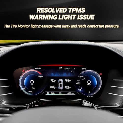 Yikesai TPMS Sensor GM, 4pcs 315Mhz Tire Pressure Monitoring Sensor Replacement for Chevy Silverado GMC Buick Cadillac Hummer Pontiac SAAB Saturn - Replaces# 13598771 13598772 13586335 13581558 - Image 4