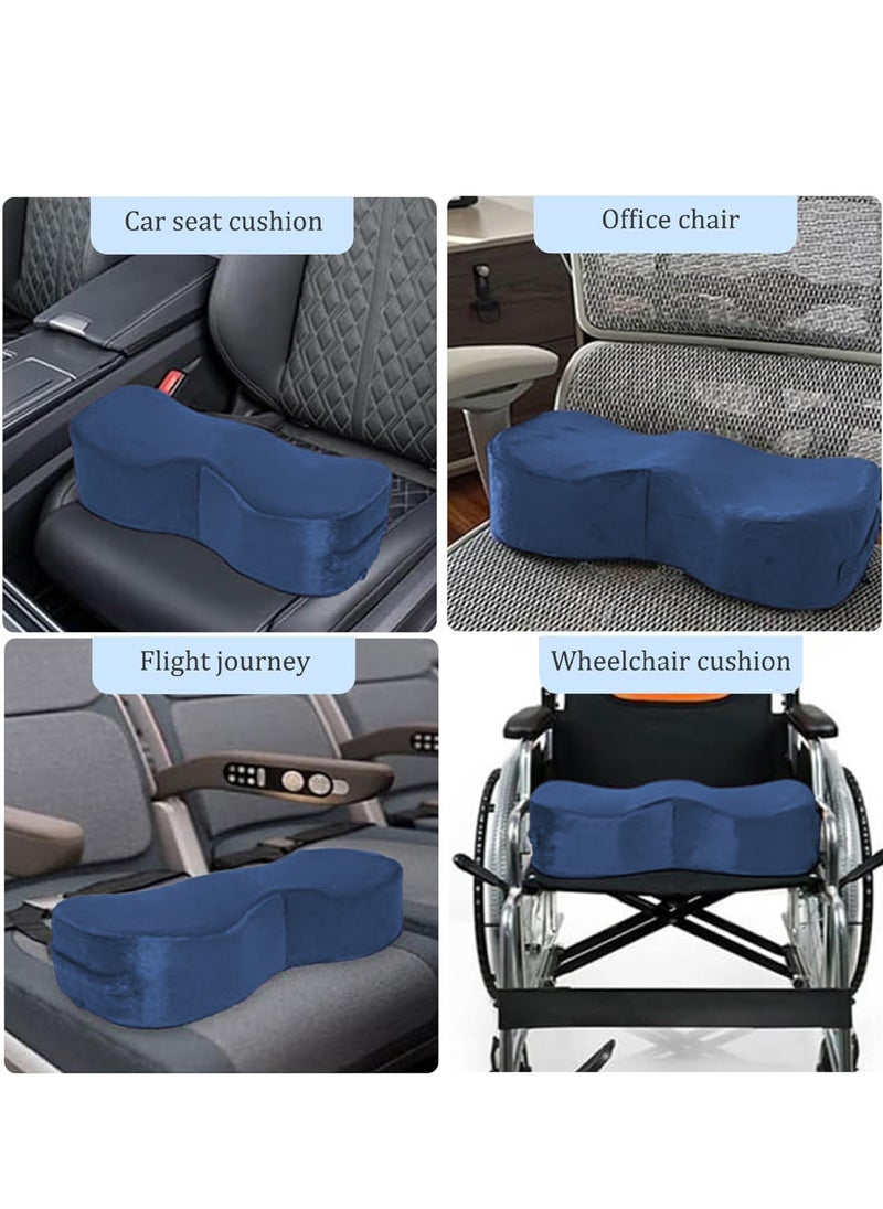 XiuWoo Portable BBL Pillow, Seat Pillows, Brazilian Seat Lift Pillows Post Surgery Recovery, Buttocks Support Cushions, Seat Cushion Pillow, Hip Raise Pillow, Leg Support for Car Office Computer Chair  - Image 2