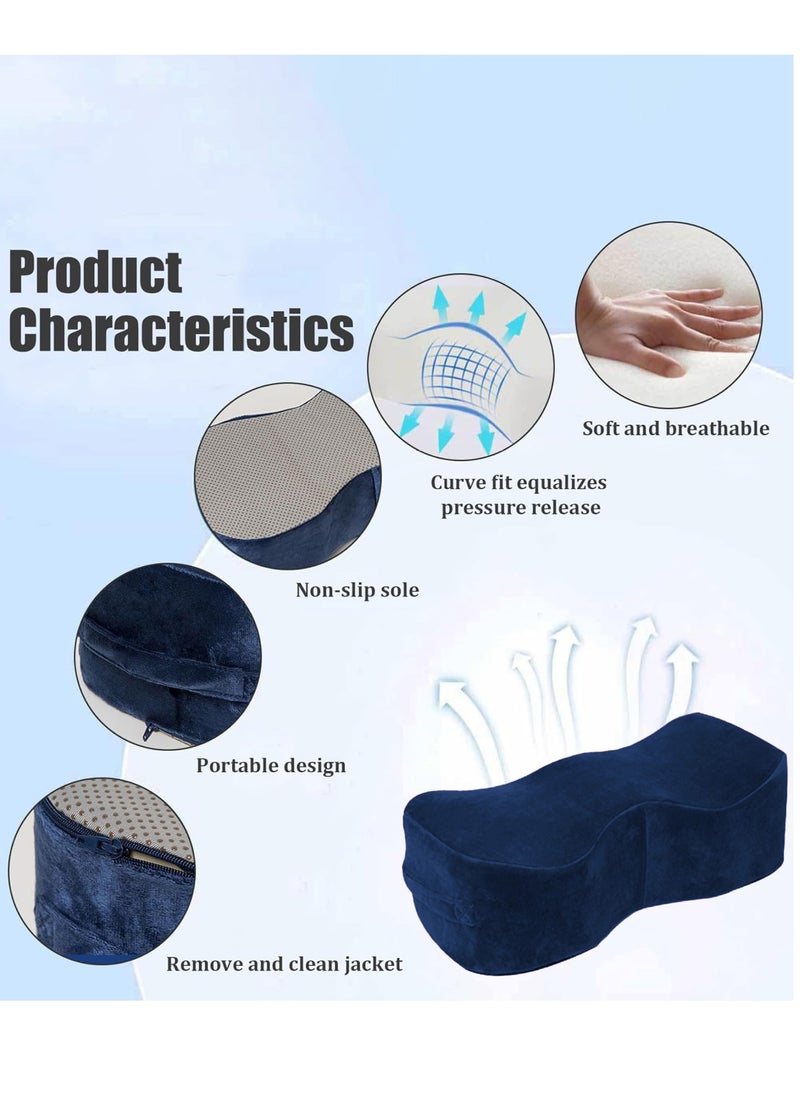 XiuWoo Portable BBL Pillow, Seat Pillows, Brazilian Seat Lift Pillows Post Surgery Recovery, Buttocks Support Cushions, Seat Cushion Pillow, Hip Raise Pillow, Leg Support for Car Office Computer Chair  - Image 3