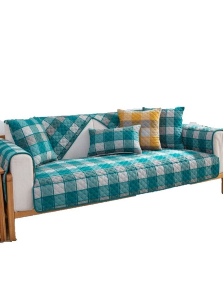 Y&D - 6-Piece Two Seater Anti-Slip Cozy Sofa Slipcover - Image 1