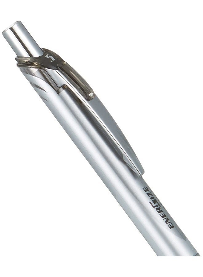 Pentel قلم رصاص ميكانيكي إنرجيز 0.5 مم فضي وأسود (Pl75A) - Image 5