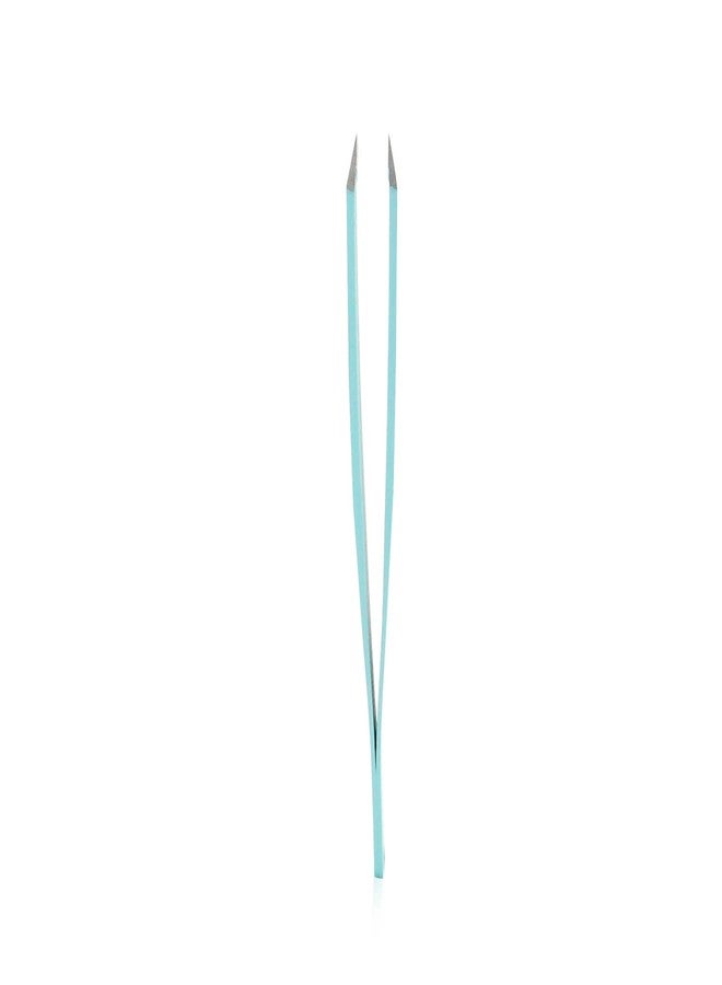 Rubis Tweezer Slanted Tip Stainless Steel Satin Blue - Image 3